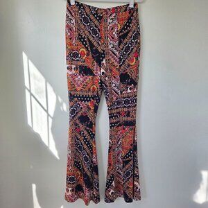 Free People Just Breathe Wide Leg Flare Pant Size M